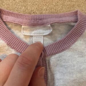 Girls love heart cardigan